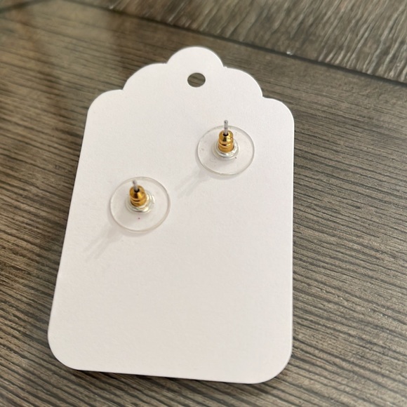 Betsy Johnson Ship Shape Bows with Yellow Skulls, Studs - Picture 11 of 12